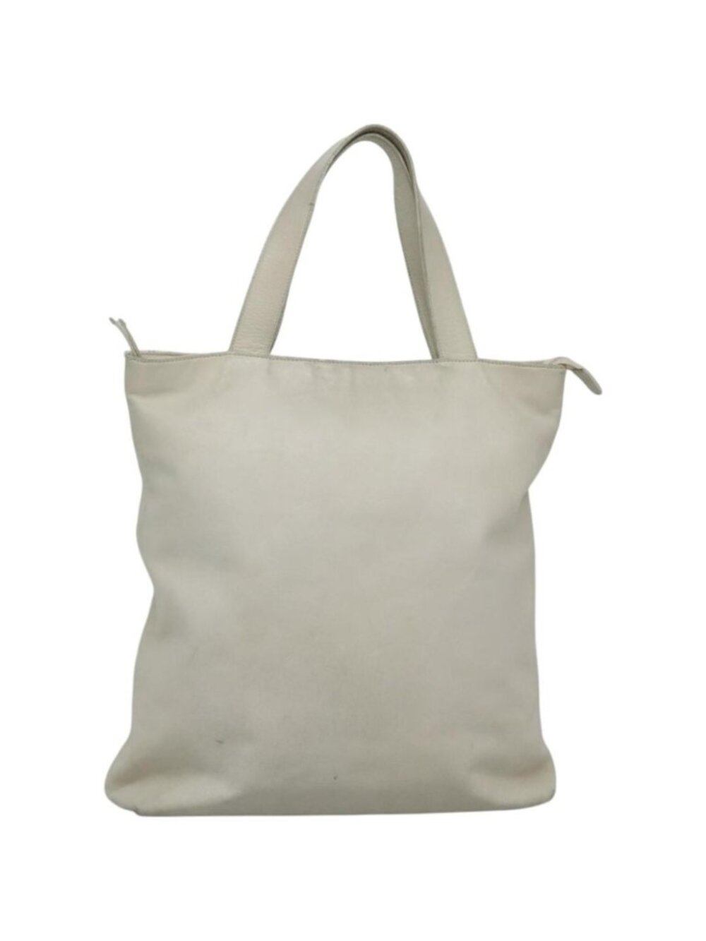 CHANEL COCO Mark Tote Bag Leather White CC